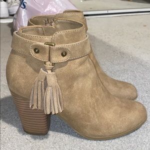 Brown booties